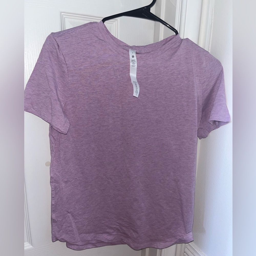 Lululemon Light Purple Soft Shirt Size 4